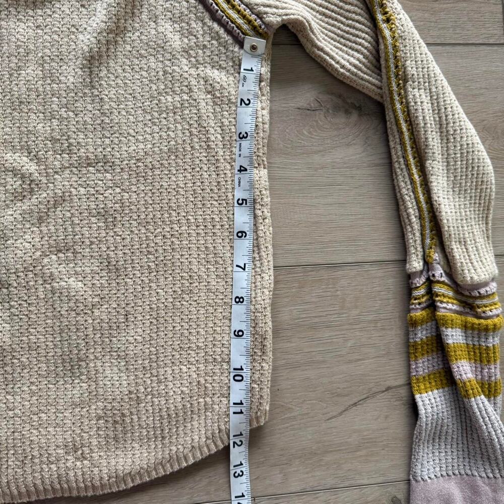 Mystree size small spring knit boho long sleeve top size small - Picture 6 of 6